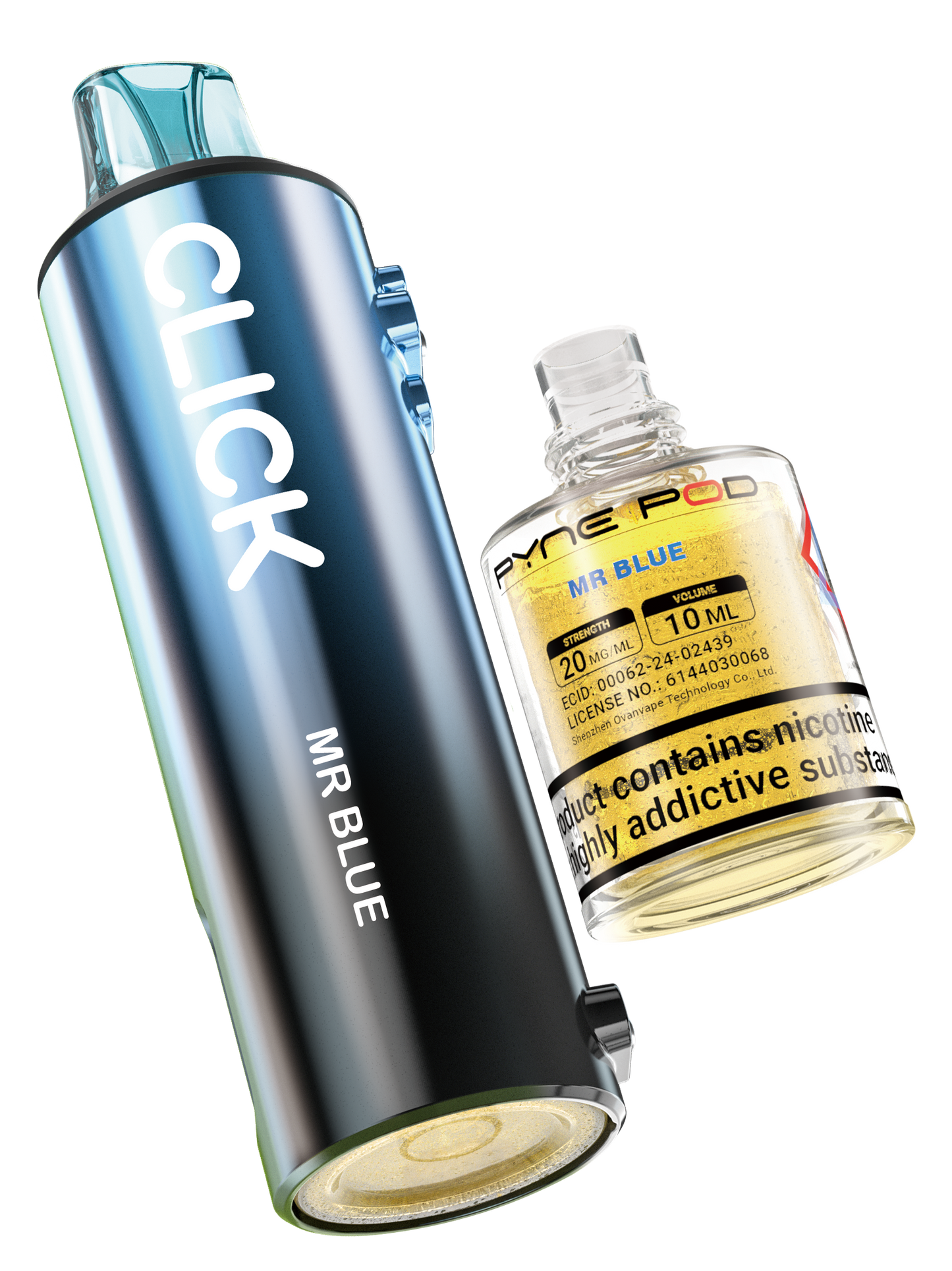 Mr Blue - Pyne Pod Click Prefilled Pod + Refill Container - VapePure