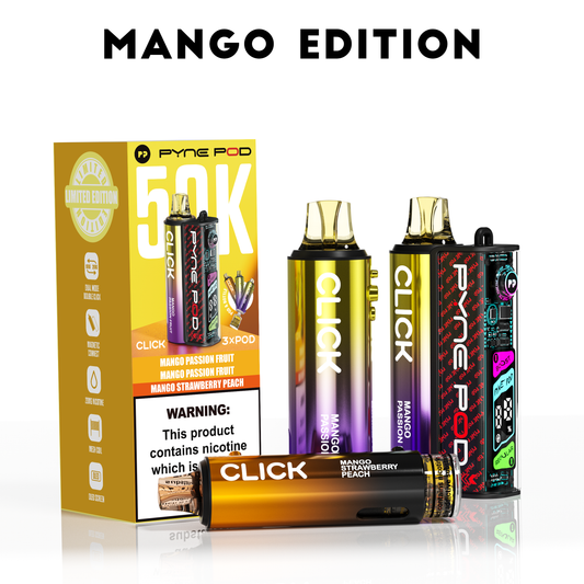 Mango Edition - Pyne Pod Click 50K Prefilled Pod Kit - VapePure