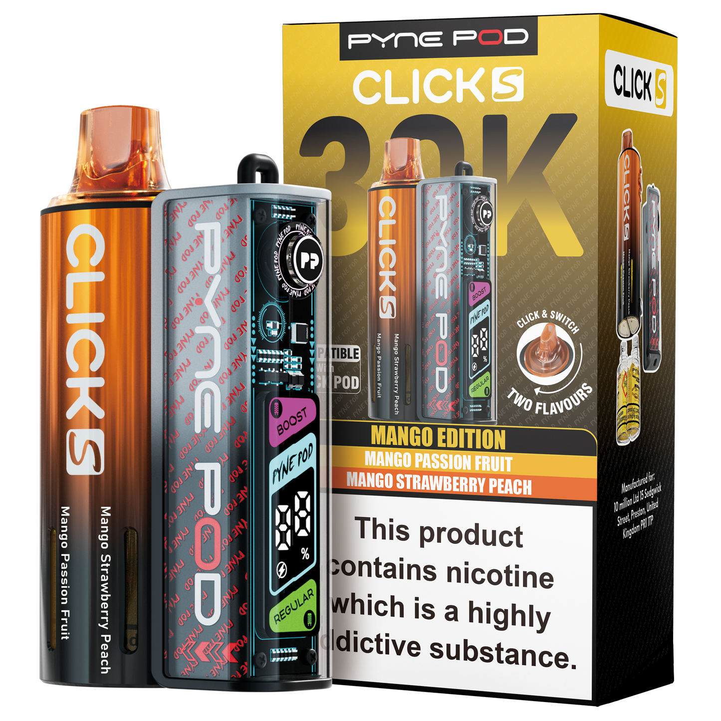 Pyne Pod Click S 30K Pod Kit