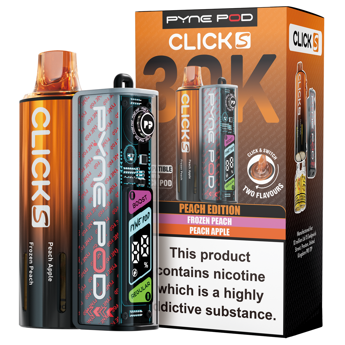 Pyne Pod Click S 30K Pod Kit