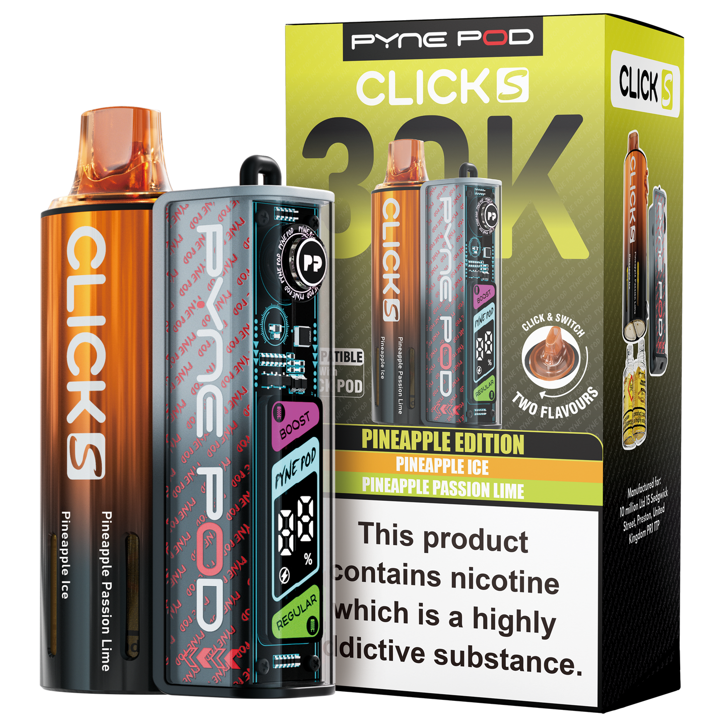 Pyne Pod Click S 30K Pod Kit