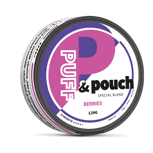 BERRIES 12MG - PUFF&POUCH NICOTINE POUCHES - VapePure