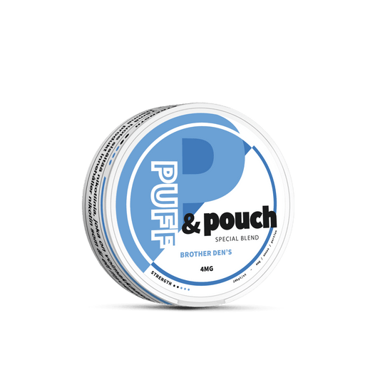 BROTHER DEN'S 4MG - PUFF&POUCH NICOTINE POUCHES - VapePure