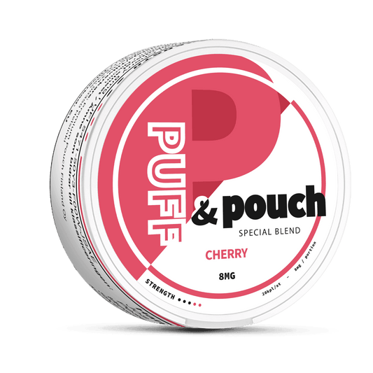 CHERRY 8MG - PUFF&POUCH NICOTINE POUCHES - VapePure