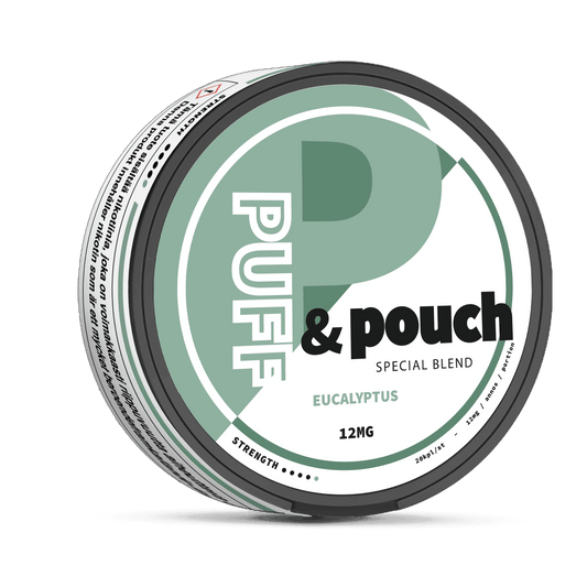 EUCALYPTUS 12MG - PUFF&POUCH NICOTINE POUCHES - VapePure