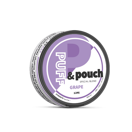 GRAPE 12MG - PUFF&POUCH NICOTINE POUCHES - VapePure