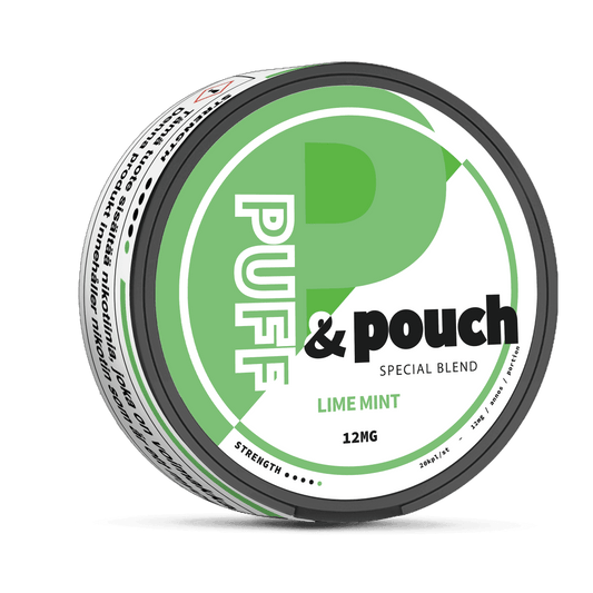 LIME MINT 12MG - PUFF&POUCH NICOTINE POUCHES - VapePure