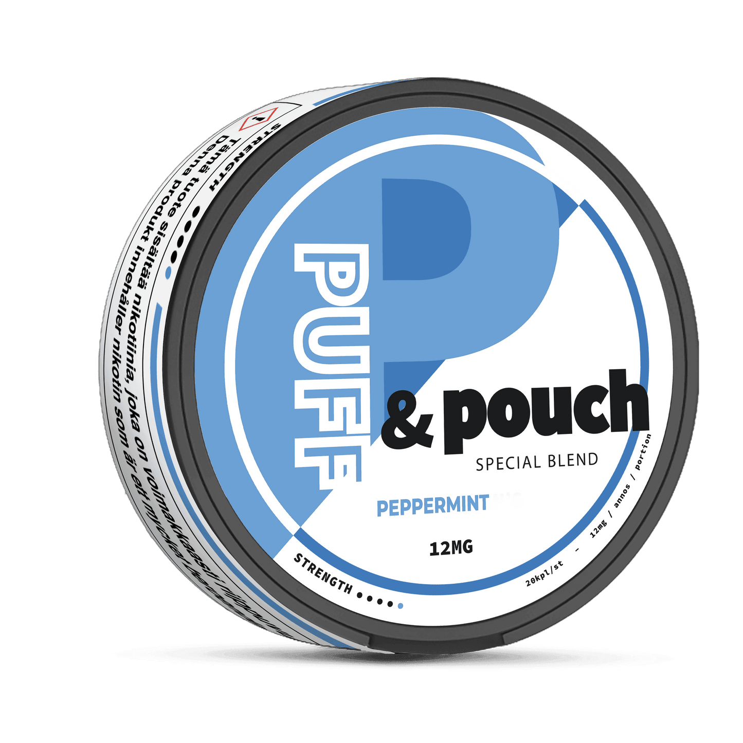 PEPPERMINT 12MG - PUFF&POUCH NICOTINE POUCHES - VapePure