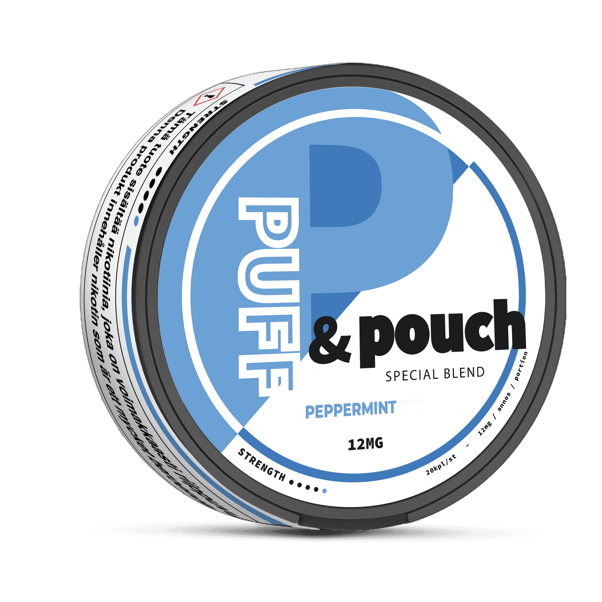 PEPPERMINT 12MG - PUFF&POUCH NICOTINE POUCHES - VapePure