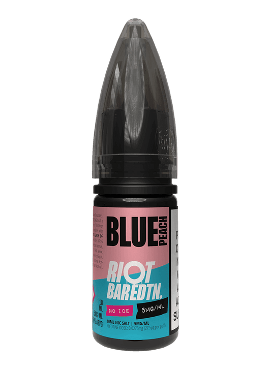 BLUE PEACH - BAR EDTN NO ICE - 10ML NIC SALT E-LIQUID - 5MG | 10MG | 20MG BY RIOT SQUAD - VapePure
