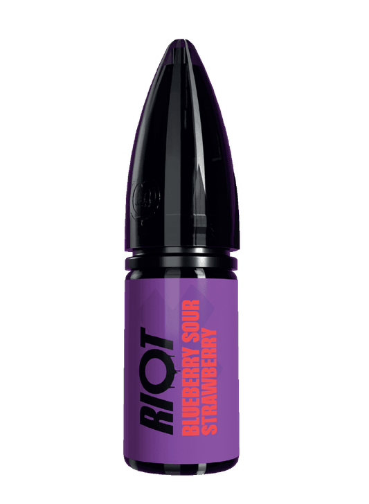 BLUEBERRY SOUR STRAWBERRY - RIOT X - 10ML NIC SALT E-LIQUID - 5MG | 10MG | 20MG BY RIOT SQUAD - VapePure
