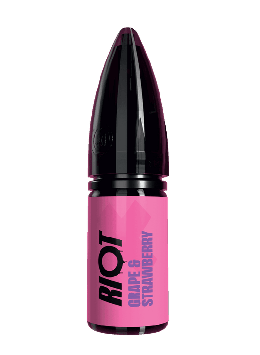 GRAPE & STRAWBERRY - RIOT X - 10ML NIC SALT E-LIQUID - 5MG | 10MG | 20MG BY RIOT SQUAD - VapePure