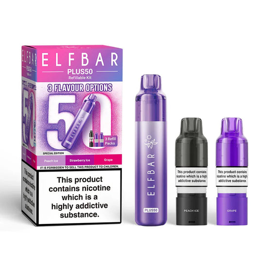SPECIAL EDITION ELF BAR PLUS 50 PREFILLED POD KIT