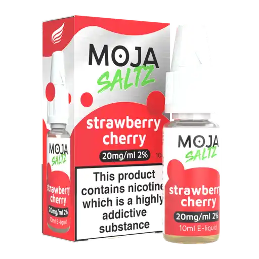 STRAWBERRY CHERRY - 10ML NIC SALT BY MOJA SALTZ 10MG(1%) | 20MG(2%)