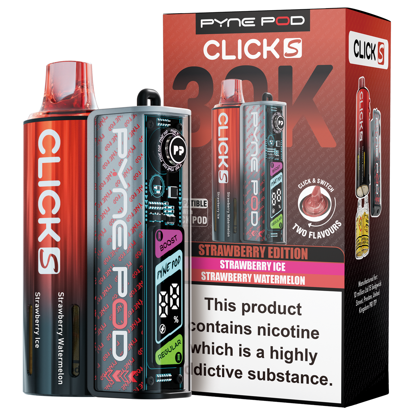 Pyne Pod Click S 30K Pod Kit