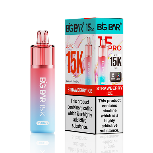 Strawberry Ice Big Bar 15000 Pro Prefilled Vape Kit