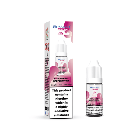 STRAWBERRY RASPBERRY ICE 10ML NIC SALT BY HAYATI PRO MAX 10MG(1%) | 20MG(2%) - VapePure