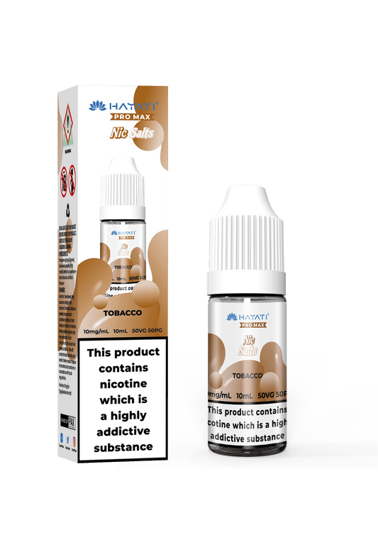 TOBACCO 10ML NIC SALT BY HAYATI PRO MAX 10MG(1%) | 20MG(2%) - VapePure