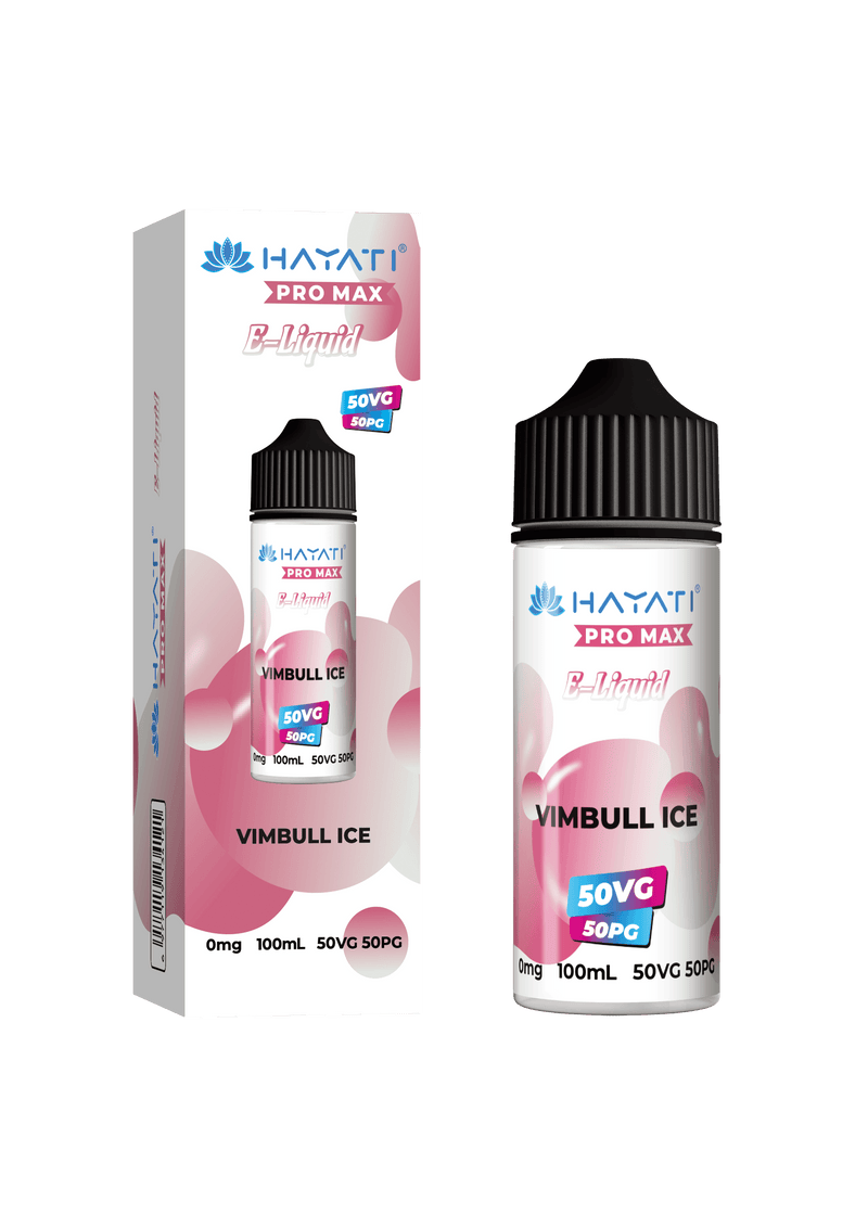VIMBULL ICE - HAYATI PRO MAX 100ML SHORT FILL - 50/50PG/VG E-LIQUID - VapePure