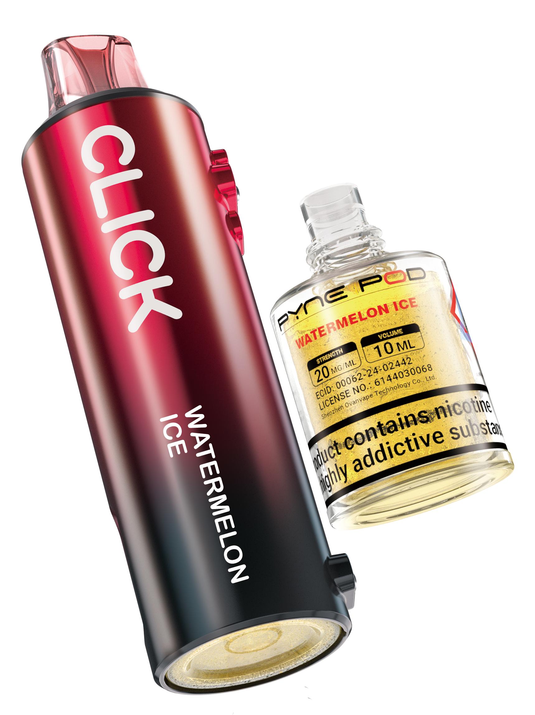 Watermelon Ice - Pyne Pod Click Prefilled Pod + Refill Container - VapePure