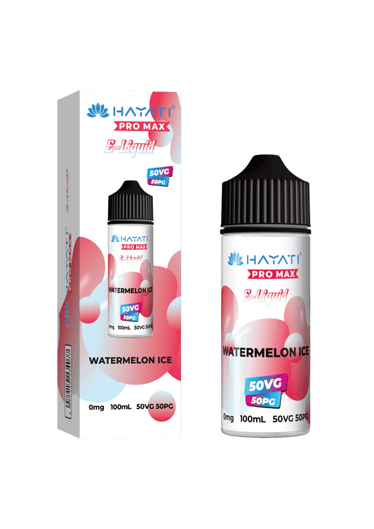 WATERMELON ICE - HAYATI PRO MAX 100ML SHORT FILL - 50/50PG/VG E-LIQUID - VapePure