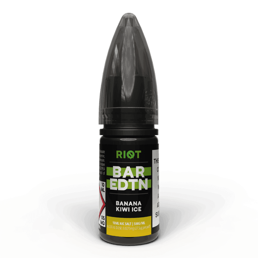 BANANA KIWI ICE - BAR EDTN - 10ML NIC SALT E-LIQUID - 5MG | 10MG | 20MG BY RIOT SQUAD - VapePure