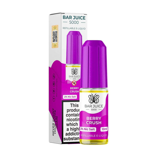 BERRY CRUSH 10ML E LIQUID NICOTINE SALT BY BAR JUICE 5000 - VapePure