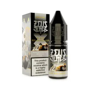 BLACK RELOADED ICE 10ML E LIQUID NICOTINE SALT BY ZEUS JUICE