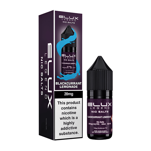 BLACKCURRANT LEMONADE 10ML NIC SALT BY ELUX LEGEND 10MG(1%) | 20MG(2%) - VapePure