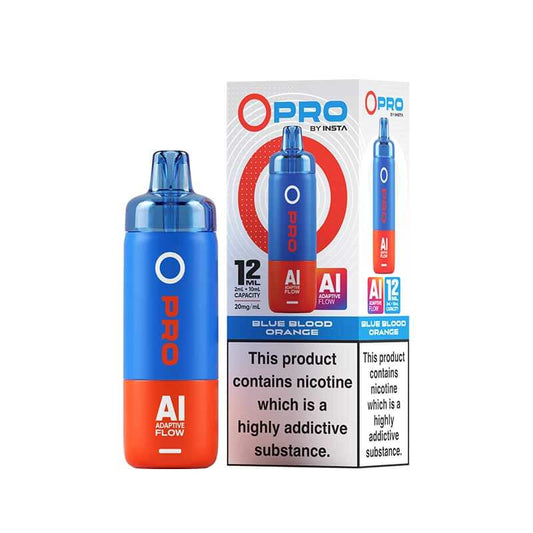 Blue Blood Orange Insta O Pro 10K Prefilled Pod Vape Kit - VapePure