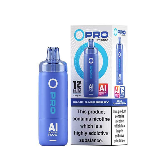 Blue Raspberry Insta O Pro 10K Prefilled Pod Vape Kit - VapePure
