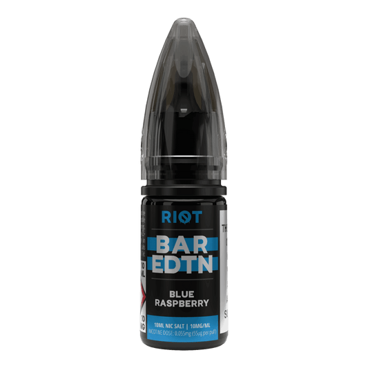 BLUE RASPBERRY - BAR EDTN - 10ML NIC SALT E-LIQUID - 0MG | 5MG | 10MG | 20MG BY RIOT SQUAD - VapePure