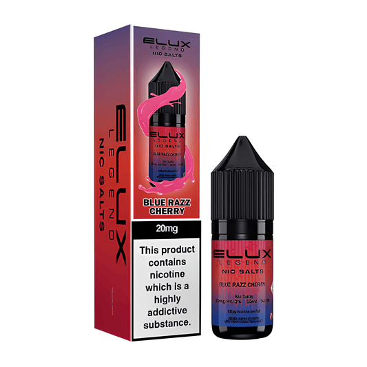 BLUE RAZZ CHERRY 10ML NIC SALT BY ELUX LEGEND 10MG(1%) | 20MG(2%) - VapePure