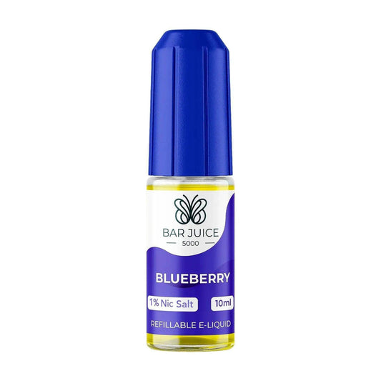 BLUEBERRY 10ML E LIQUID NICOTINE SALT BY BAR JUICE 5000 - VapePure
