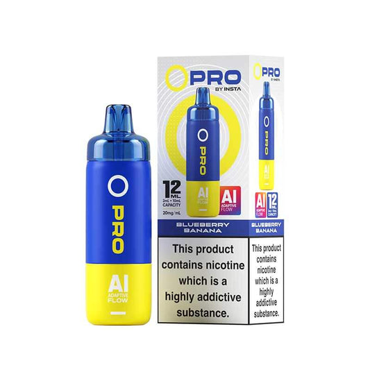 Blueberry Banana Insta O Pro 10K Prefilled Pod Vape Kit - VapePure
