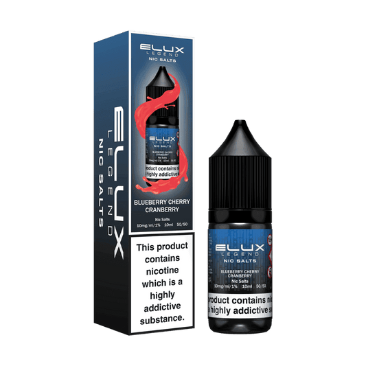 BLUEBERRY CHERRY CRANBERRY 10ML NIC SALT BY ELUX LEGEND 10MG(1%) | 20MG(2%) - VapePure
