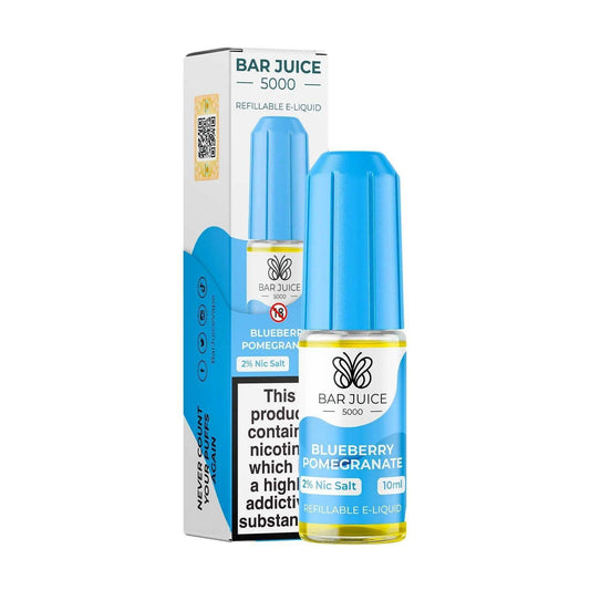 BLUEBERRY POMEGRANATE 10ML E LIQUID NICOTINE SALT BY BAR JUICE 5000 - VapePure