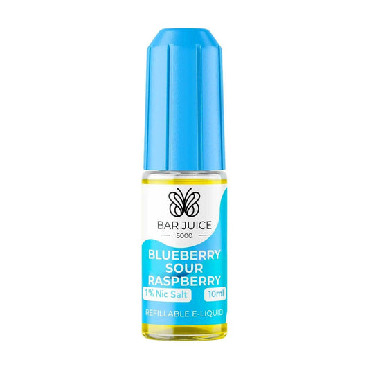 BLUEBERRY SOUR RASPBERRY 10ML E LIQUID NICOTINE SALT BY BAR JUICE 5000 - VapePure