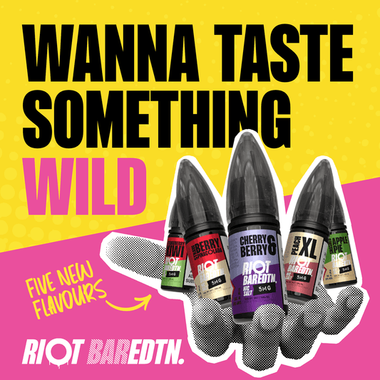 BUNDLE 5 NEW FLAVOURS - BAR EDTN - 10ML NIC SALT E-LIQUID - 5MG | 10MG | 20MG BY RIOT SQUAD - VapePure