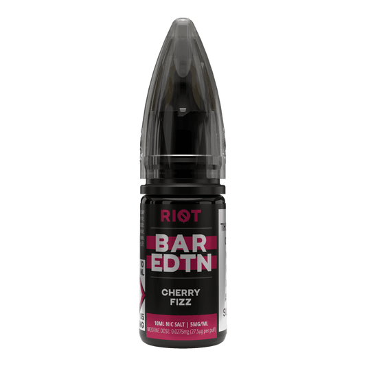 CHERRY FIZZ - BAR EDTN - 10ML NIC SALT E-LIQUID - 5MG | 10MG | 20MG BY RIOT SQUAD - VapePure