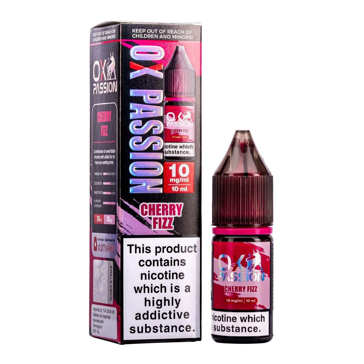 CHERRY FIZZ 10ML NIC SALT BY OXVA OX PASSION 10MG(1%) | 20MG(2%) - VapePure