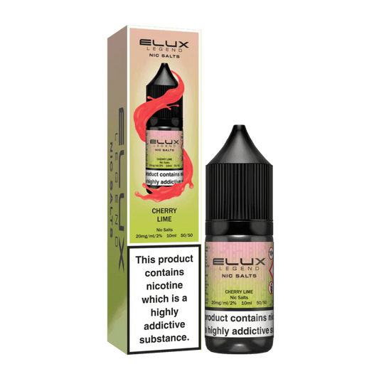 CHERRY LIME 10ML NIC SALT BY ELUX LEGEND 10MG(1%) | 20MG(2%) - VapePure