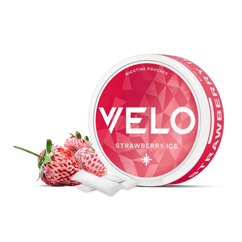 STRAWBERRY ICE NICOTINE POUCHES BY VELO - VapePure