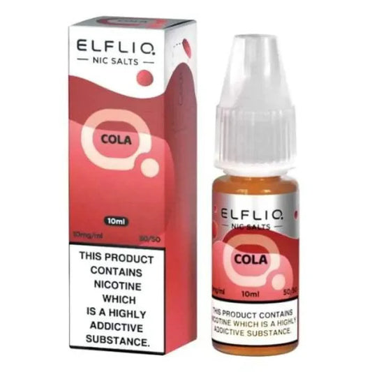 COLA 10ML E LIQUID NICOTINE SALT BY ELFLIQ - ELFBAR - VapePure