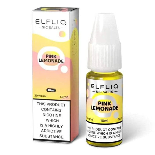 PINK LEMONADE 10ML E LIQUID NICOTINE SALT BY ELFLIQ - ELFBAR - VapePure