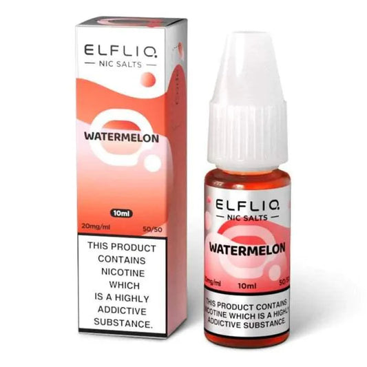 WATERMELON 10ML E LIQUID NICOTINE SALT BY ELFLIQ - ELFBAR - VapePure