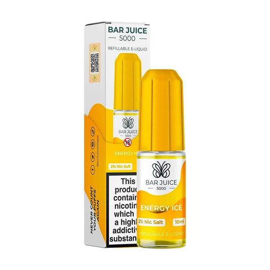 ENERGY ICE 10ML E LIQUID NICOTINE SALT BY BAR JUICE 5000 - VapePure