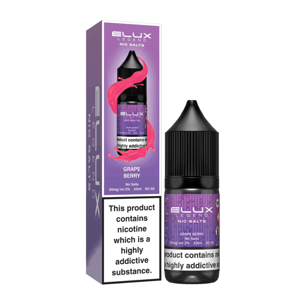 GRAPE BERRY 10ML NIC SALT BY ELUX LEGEND 10MG(1%) | 20MG(2%) - VapePure