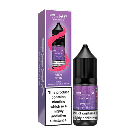 GRAPE BERRY 10ML NIC SALT BY ELUX LEGEND 10MG(1%) | 20MG(2%) - VapePure