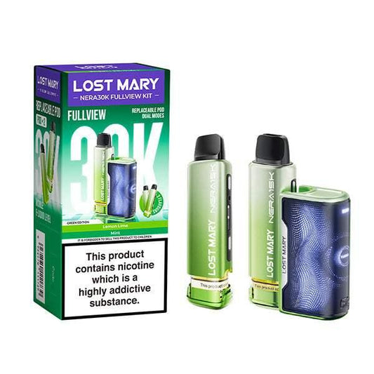 GREEN EDITION - LOST MARY NERA FULLVIEW 30K PRE-FILLED POD KIT - Vapeslough